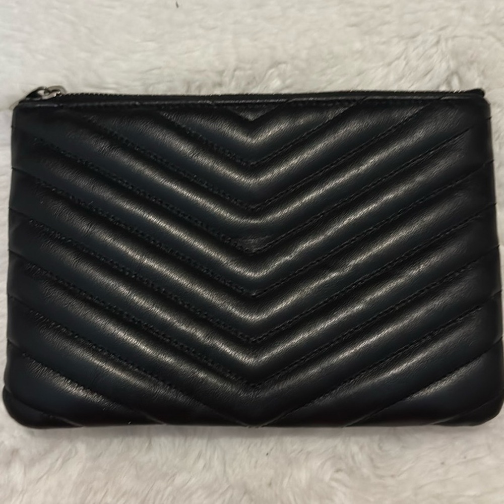 Yves Saint Laurent Black Clutch - Picture 3 of 8